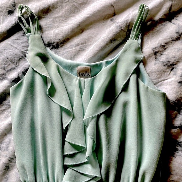 Twik small mint ruffled summer dress - Picture 5 of 10